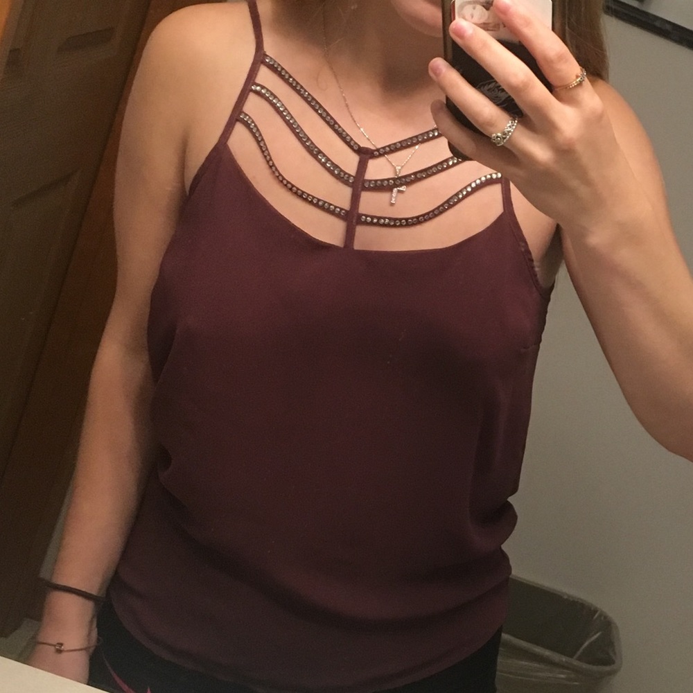 Purple tank top